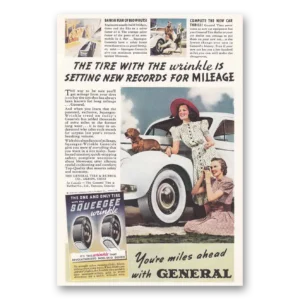 1939 General Tire Print Ad | Wrinkle