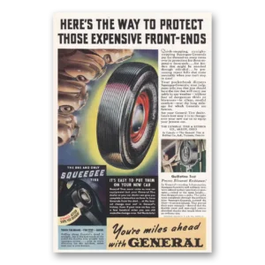 1939 General Tire Print Ad | Front Ends