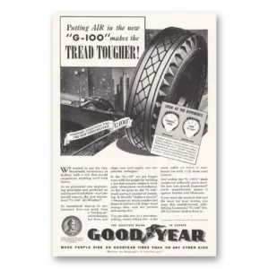 1939 Goodyear Tires Print Ad | G100
