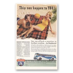 1939 Greyhound Print Ad | Happen To You