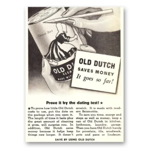 1939 Old Dutch Cleanser Print Ad | Prove It