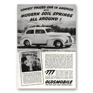 1939 Oldsmobile Sixty Print Ad | Coil Springs