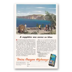 1939 Oregon Print Ad | Sapphire