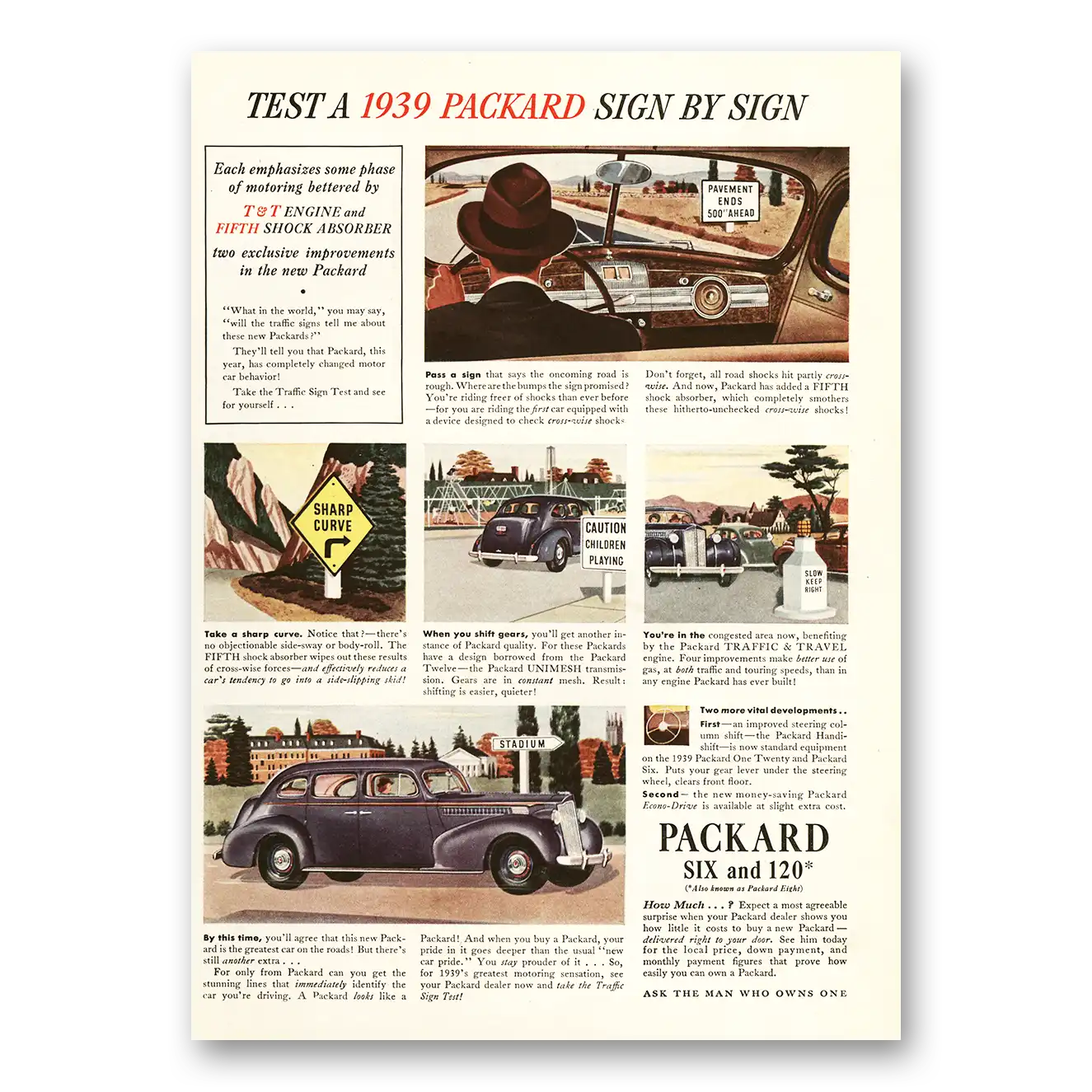 1939 Packard Print Ad | Sign By Sign