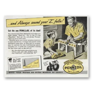 1939 Pennzoil Print Ad | Z Fella