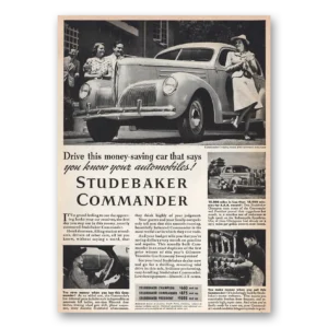 1939 Studebaker Commander Print Ad | Know Automobiles