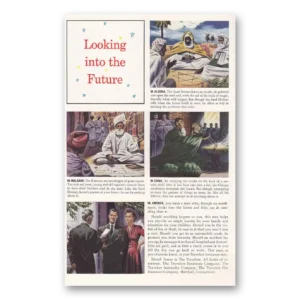 1939 Travelers Insurance Print Ad | Looking Future