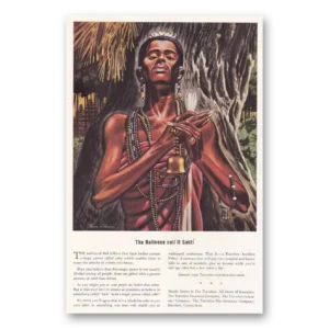 1939 Travelers Insurance Print Ad | Balinese