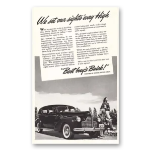 1940 Buick Limited Print Ad | Set Sights