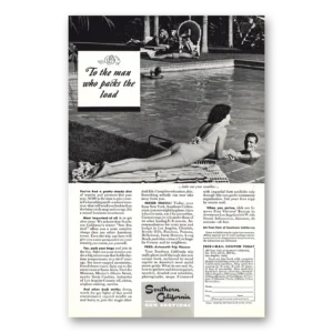 1940 Southern California Print Ad | Packs Load