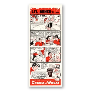 1940 Cream of Wheat Print Ad | Al Capp