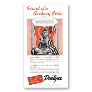 1940 Dentyne Print Ad | Secret Barbary