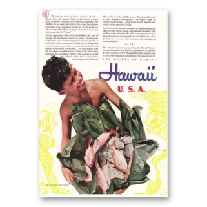 1940 Hawaii Print Ad | Hawaii Usa