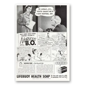 1940 Lifebuoy Soap Print Ad | Health Soap