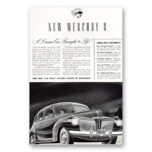 1940 Mercury 8 Print Ad | Dream Car