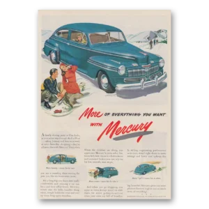 1939 Mercury 8 Print Ad | Everything Want