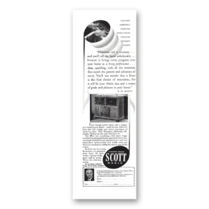 1940 Scott Radio Print Ad | Musicians Calls It Uncanny