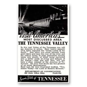 1940 Tennessee Print Ad | Tennessee Valley