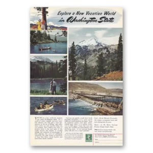 1940 Washington Print Ad | Vacation World