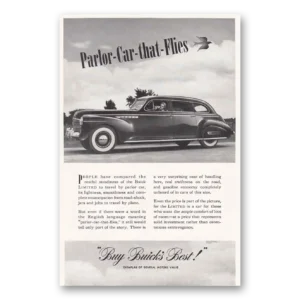 1941 Buick Limited Print Ad | Parlor Car