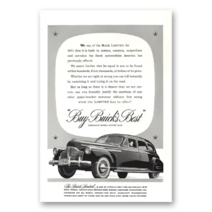 1940 Buick Limited Print Ad | Outrun Outstyle