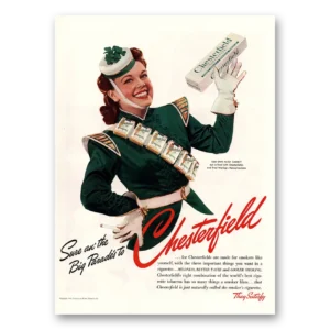 1941 Chesterfield Cigarettes Print Ad | Big Parades
