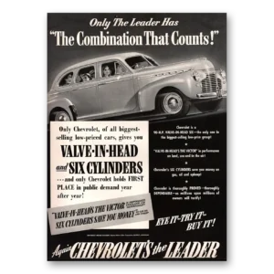 1941 Chevrolet Print Ad | Combination  Counts