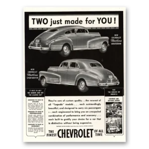 1941 Chevrolet Fleetline Print Ad | Made For You