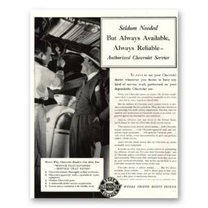 1941 Chevrolet Print Ad | Always Available
