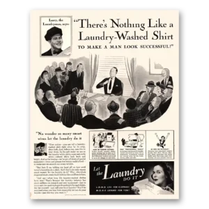 1941 Compton Advertising Print Ad | Washed Shirt