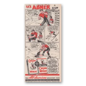 1941 Cream of Wheat Print Ad | Lil Abner