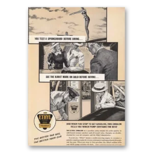 1941 Ethyl Gasoline Print Ad | Springboard