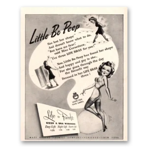 1941 Formfit Print Ad | Little Bo Peep