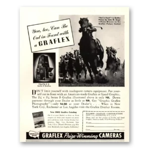 1941 Graflex Cameras Print Ad | Out In Front