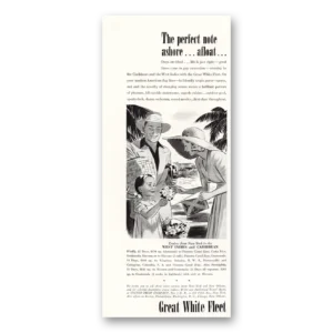 1941 Great White Fleet Print Ad | Perfect Note