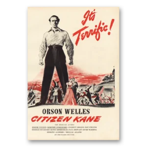 1941 RKO Radio Print Ad | Citizen Kane Promo