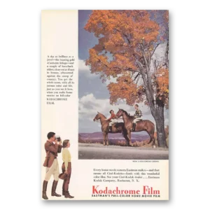 1941 Kodachrome Film Print Ad | Sky As Brilliant
