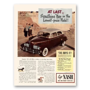 1941 Nash Motors Print Ad | Something New