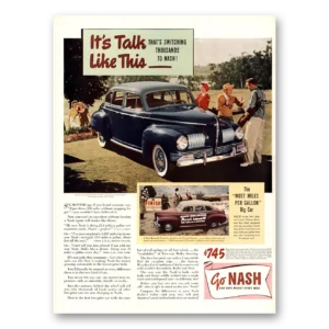 1941 Nash Motors Print Ad | Switching Thousands