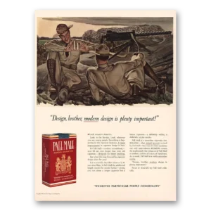 1941 Pall Mall Cigarettes Print Ad | Design Brother