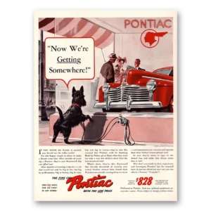 1941 Pontiac Torpedo Six Print Ad | Getting Somewhere