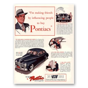 1941 Pontiac Torpedo Six Print Ad | Influencing