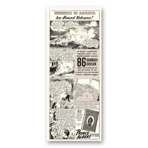 1941 Prince Albert Tobacco Print Ad | Ice Bound