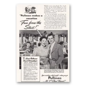 1941 Pullman Print Ad | Fun From Start