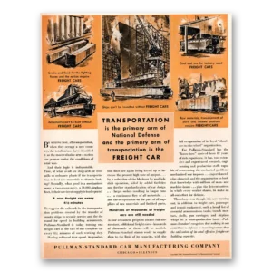 1941 Pullman Print Ad | National Defense