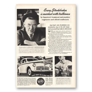 1941 Studebaker Print Ad | Marked With Brilliance