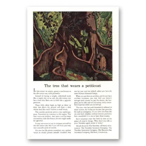 1941 Travelers Insurance Print Ad | Petticoat