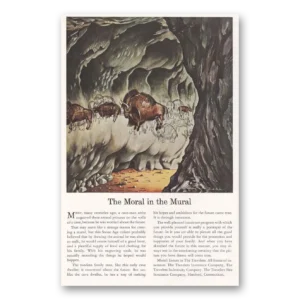 1941 Travelers Insurance Print Ad | Moral Mural