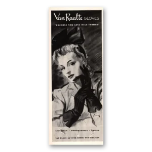 1941 Van Raalte Gloves Print Ad | Nice Things