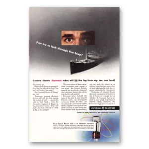 1942 General Electric Print Ad | Electronic Tubes